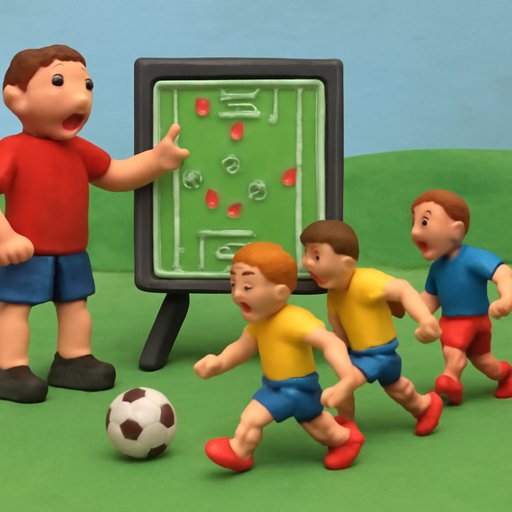 TK111 Coach showing match plan on the board